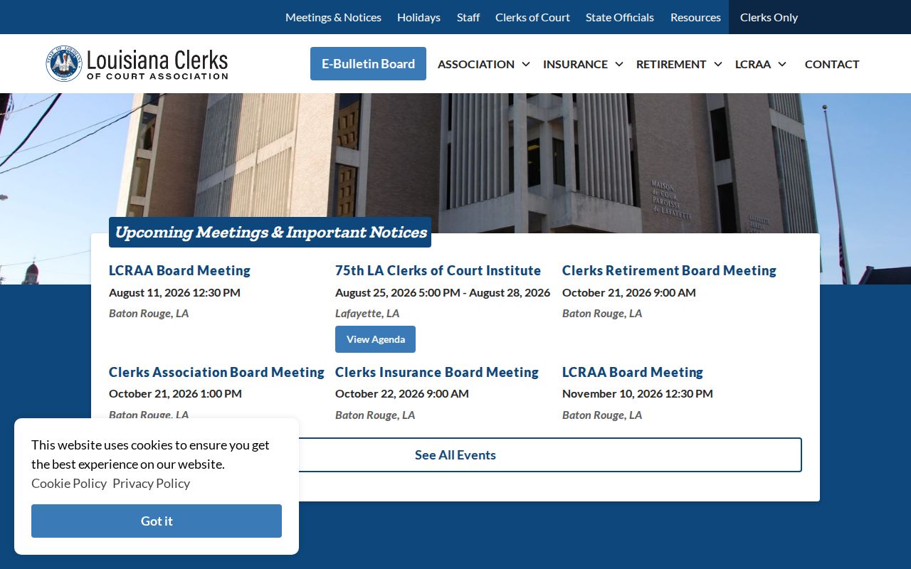 Basile City Jail release court access through Louisiana clerks