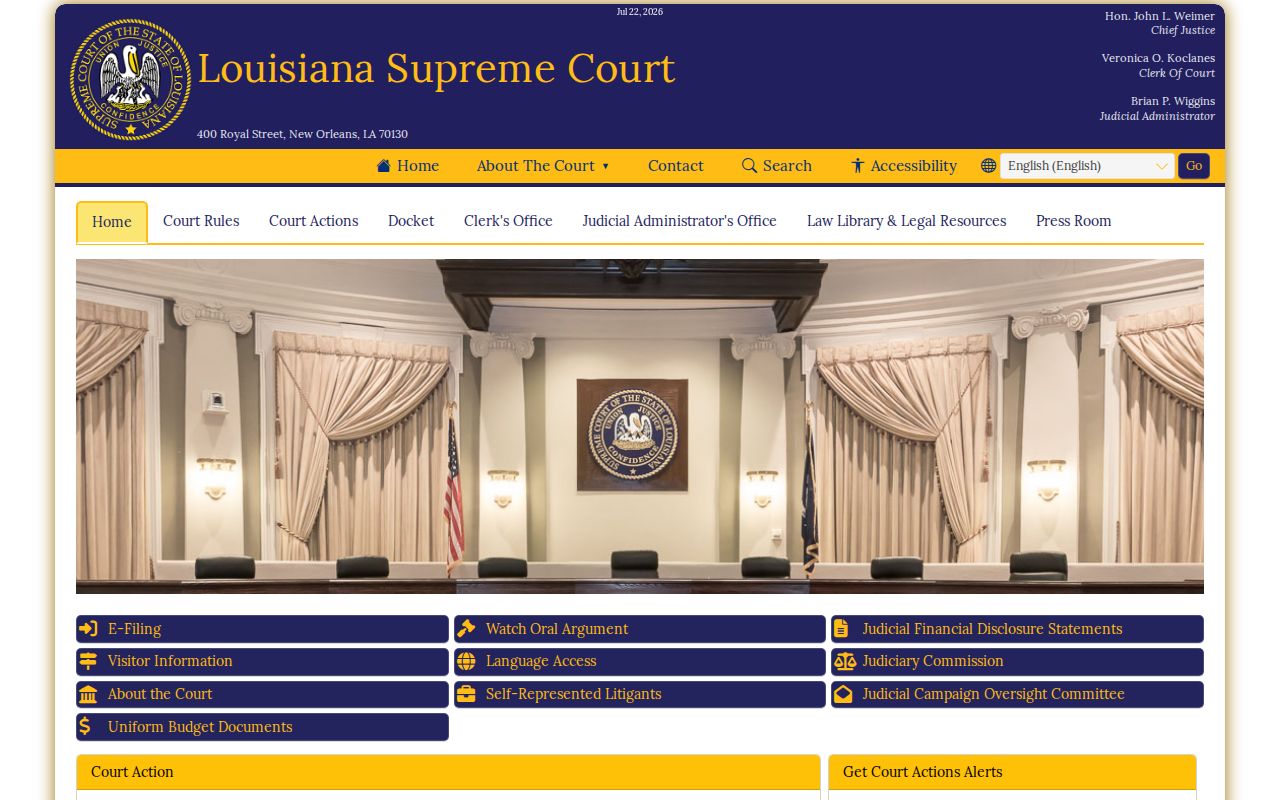 Mamou City Jail release verification through Louisiana court resources